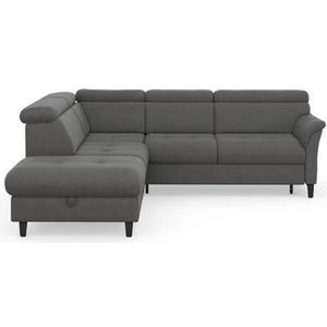 sit&more Ecksofa »Marano L-Form«, inklusive Kopfteilverstellung, wahlweise mit Bettfunktion, Bettkasten