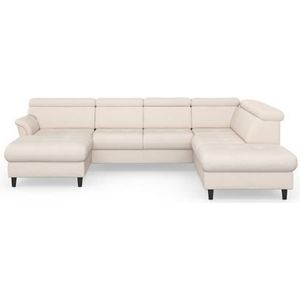 sit&more Wohnlandschaft »Marano U-Form«, inklusive Kopfteilverstellung, wahlweise mit Bettfunktion, Bettkasten