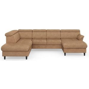 sit&more Wohnlandschaft »Marano U-Form«, inklusive Kopfteilverstellung, wahlweise mit Bettfunktion, Bettkasten