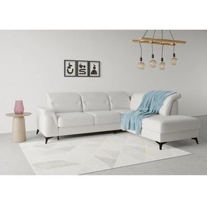 sit&more Ecksofa »Sinatra L-Form«, mit Ottomane, optional mit Kopfteilverstellung und Armteilfunktion