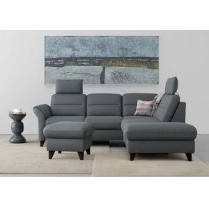 sit&more Ecksofa "Mellum L-Form", Federkern, wahlweise mit Bettfunktion, Stauraum und Armteilfunktion