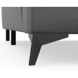 sit&more Ecksofa "Sinatra L-Form", optinal mit Kopfteilverstellung und Armteilfunktion, Metallfüße