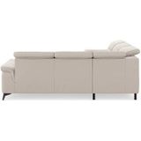 sit&more Ecksofa "Sinatra L-Form", optinal mit Kopfteilverstellung und Armteilfunktion, Metallfüße