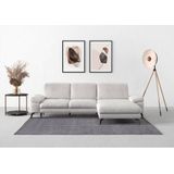sit&more Ecksofa "Cabana L-Form", Recamiere, wahlweise mit Sitztiefen-, Armlehnen- und Kopfteilfunktion