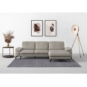 sit&more Hoekbank Cabana L-vorm Récamier, naar keuze met zitdiepte, armleuning en hoofdeinde