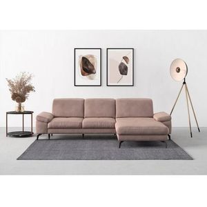 sit&more Hoekbank Cabana L-vorm Récamier, naar keuze met zitdiepte, armleuning en hoofdeinde