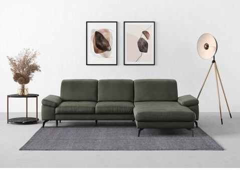 sit&more Ecksofa "Cabana L-Form", Recamiere, wahlweise mit Sitztiefen-, Armlehnen- und Kopfteilfunktion