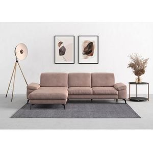 sit&more Ecksofa »Cabana L-Form«, Recamiere, wahlweise mit Sitztiefen-, Armlehnen- und Kopfteilfunktion