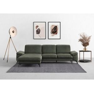 sit&more Ecksofa »Cabana L-Form«, Recamiere, wahlweise mit Sitztiefen-, Armlehnen- und Kopfteilfunktion