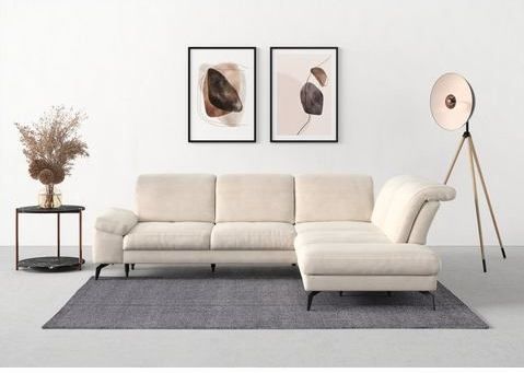 sit&more Ecksofa "Cabana L-Form", Ottomane, wahlweise mit Sitztiefen-,Armlehnen- und Kopfteilfunktion