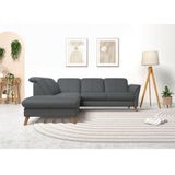 sit&more Ecksofa "Romero L-Form", wahlweise mit oder ohne TV-Funktion, Bettfunktion, Bettkasten