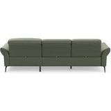 INOSIGN Ecksofa "Coco L-Form", Sitztiefen-, Arm- und Kopfteilverstellung, Cord-Bezug, Fußhöhe 15 cm