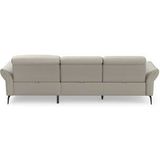 INOSIGN Ecksofa "Coco L-Form", Sitztiefen-, Arm- und Kopfteilverstellung, Cord-Bezug, Fußhöhe 15 cm