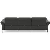 INOSIGN Ecksofa "Coco L-Form", Sitztiefen-, Arm- und Kopfteilverstellung, Cord-Bezug, Fußhöhe 15 cm