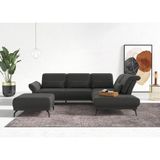 INOSIGN Ecksofa »Coco L-Form«, Sitztiefen-, Arm- und Kopfteilverstellung, Cord-Bezug, Fußhöhe 15 cm