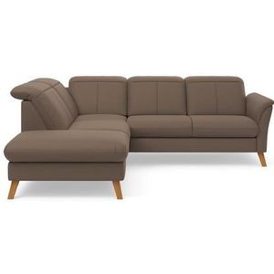 sit&more Ecksofa "Romero L-Form", wahlweise mit oder ohne TV-Funktion, Bettfunktion, Bettkasten