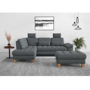 sit&more Ecksofa »Westham L-Form«, mit Ottomane, mit oder ohne Bettfunktion, Bettkasten, Verstellung