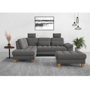 sit&more Ecksofa »Westham L-Form«, mit Ottomane, mit oder ohne Bettfunktion, Bettkasten, Verstellung