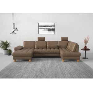 sit&more Wohnlandschaft »Westham U-Form«, wahlweise mit Bettfunktion, Bettkasten, Sitztiefenverstellung