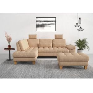 sit&more Ecksofa »Westham L-Form«, mit Ottomane, mit oder ohne Bettfunktion, Bettkasten, Verstellung