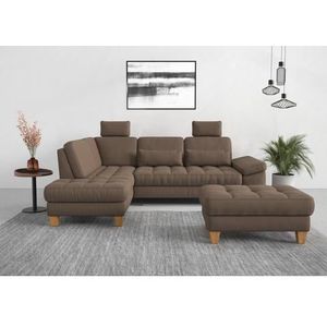 sit&more Ecksofa »Westham L-Form«, mit Ottomane, mit oder ohne Bettfunktion, Bettkasten, Verstellung