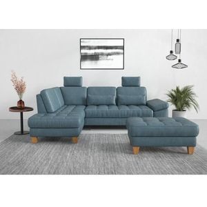 sit&more Ecksofa »Westham L-Form«, mit Ottomane, mit oder ohne Bettfunktion, Bettkasten, Verstellung