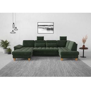 sit&more Wohnlandschaft »Westham U-Form«, wahlweise mit Bettfunktion, Bettkasten, Sitztiefenverstellung
