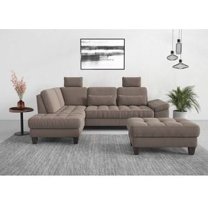 sit&more Ecksofa »Westham L-Form«, mit Ottomane, mit oder ohne Bettfunktion, Bettkasten, Verstellung