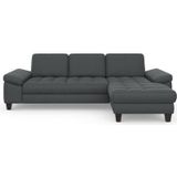 sit&more Ecksofa "Westham L-Form", Recamiere, mit oder ohne Bettfunktion, Bettkasten, Füße wengefarben