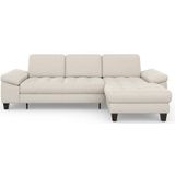 sit&more Ecksofa "Westham L-Form", Recamiere, mit oder ohne Bettfunktion, Bettkasten, Füße wengefarben