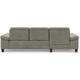 sit&more Ecksofa "Westham L-Form", Recamiere, mit oder ohne Bettfunktion, Bettkasten, Füße wengefarben
