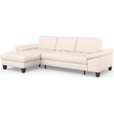 sit&more Ecksofa "Westham L-Form", Recamiere, mit oder ohne Bettfunktion, Bettkasten, Füße wengefarben