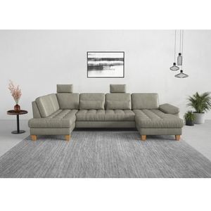 sit&more Wohnlandschaft »Westham U-Form«, wahlweise mit Bettfunktion, Bettkasten, Sitztiefenverstellung