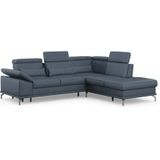 sit&more Ecksofa "Cabrio L-Form, mit Sitztiefenverstellung, Arm- und Kopfteilverstellung", 3 Nierenkissen, Federkern, optional Bettfunktion und Stauraum