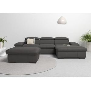 Home affaire Ecksofa »Alberto L-Form«, mit Kopfteilverstellung, wahlweise mit Bettfunktion