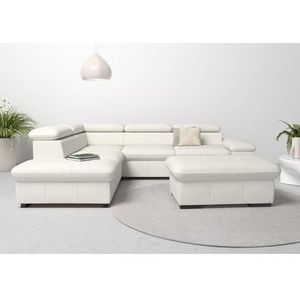 Home affaire Ecksofa »Alberto L-Form«, mit Kopfteilverstellung, wahlweise mit Bettfunktion