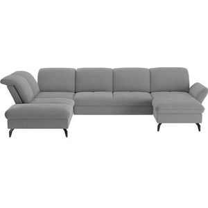 sit&more Wohnlandschaft »Leandro U-Form«, Wahlweise mit Bett-, Kopfteil - und Armlehnfunktion, sowie Bettkasten