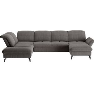 sit&more Wohnlandschaft »Leandro U-Form«, Wahlweise mit Bett-, Kopfteil - und Armlehnfunktion, sowie Bettkasten