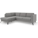 sit&more Ecksofa »Olsen L-Form«, inklusive Sitztiefenverstellung, wahlweise mit Bettfunktion, 15cm hoch
