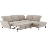 sit&more Ecksofa »Leandro L-Form«, Wahlweise mit Bett-, Kopfteil - und Armlehnfunktion, sowie Stauraum