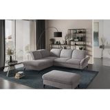 sit&more Ecksofa »Leandro L-Form«, Wahlweise mit Bett-, Kopfteil - und Armlehnfunktion, sowie Stauraum