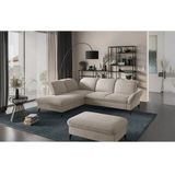 sit&more Ecksofa "Leandro L-Form", Wahlweise mit Bett-, Kopfteil - und Armlehnfunktion, sowie Stauraum