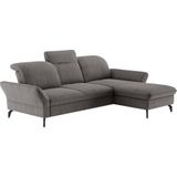 sit&more Ecksofa »Leandro L-Form«, Wahlweise mit Bett-, Kopfteil - und Armlehnfunktion, sowie Bettkasten