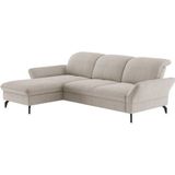 sit&more Ecksofa »Leandro L-Form«, Wahlweise mit Bett-, Kopfteil - und Armlehnfunktion, sowie Bettkasten