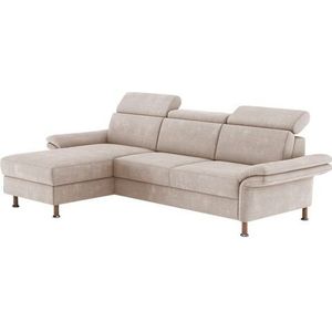 Home affaire Ecksofa »Calypso L-Form«, mit motorischen Funktionen im Sofa und Recamiere