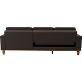 sit&more Ecksofa "Orient 5 L-Form", mit Strass-Stein, wahlweise mit Bettfunktion und Bettkasten