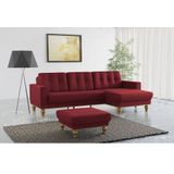 sit&more Ecksofa "Orient 5 L-Form", mit Strass-Stein, wahlweise mit Bettfunktion und Bettkasten