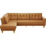 sit&more Ecksofa "Orient 5 L-Form", mit Strass-Stein, wahlweise mit Bettfunktion und Bettkasten