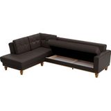 sit&more Ecksofa "Orient 5 L-Form", mit Strass-Stein, wahlweise mit Bettfunktion und Bettkasten