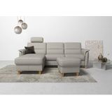 Home affaire Ecksofa Palmera L-Form, Federkern, wahlweise mit Bettfunktion und mit/ohne Bettkasten